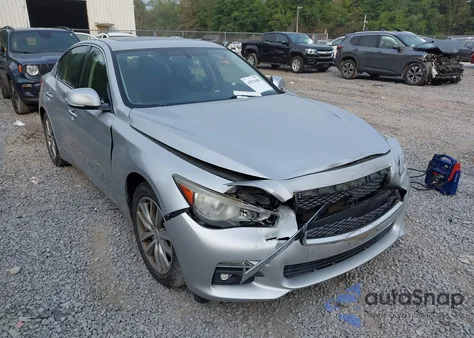 2014 Infiniti Q50 Premium/Sport from USA, damaged, VIN JN1BV7AR8EM691880